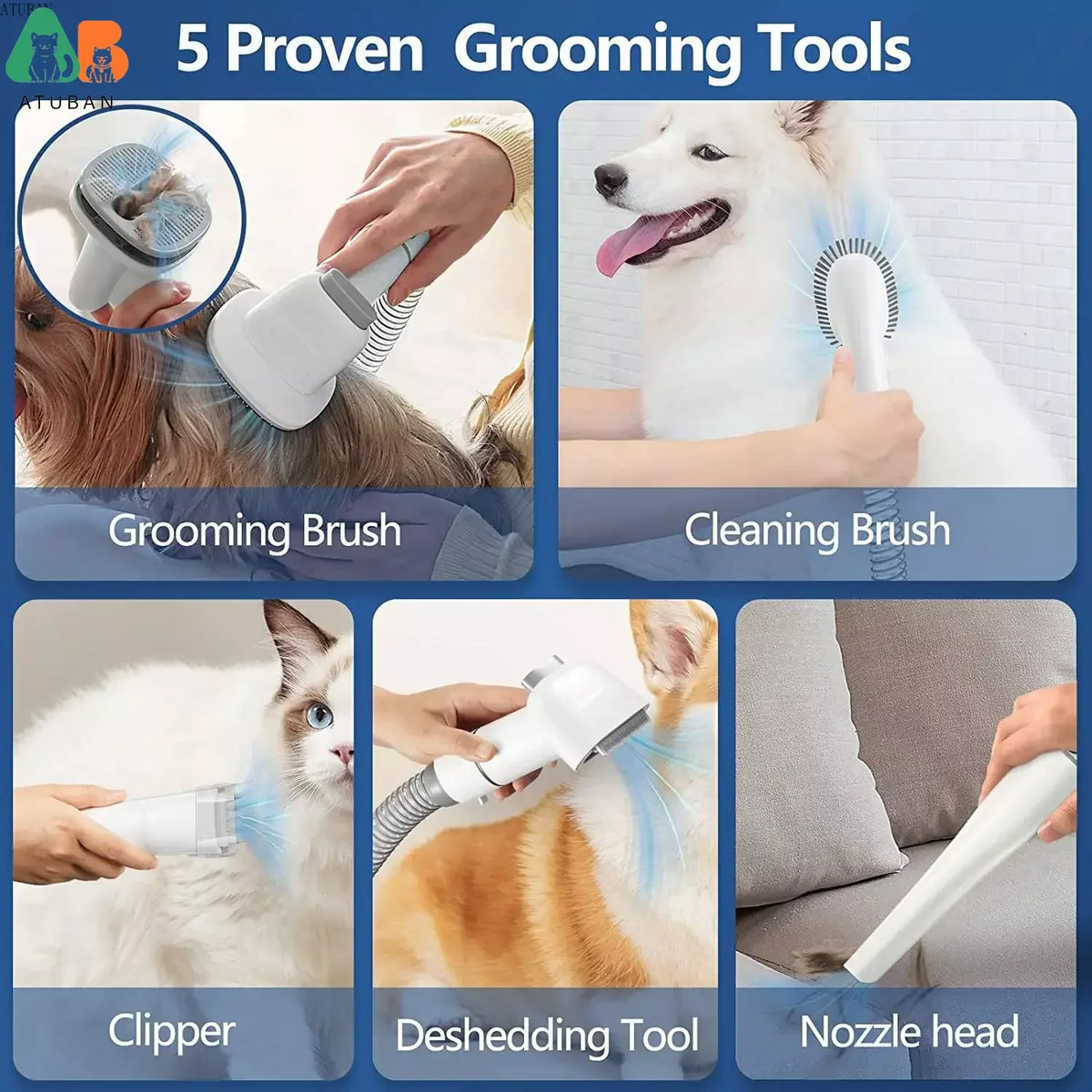 Professional Mess-Free Pet Grooming System