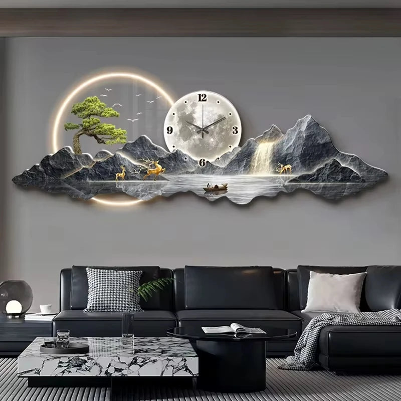 Nordic Silent Ambient Wall Clock