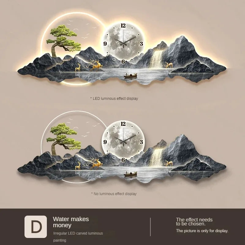 Nordic Silent Ambient Wall Clock