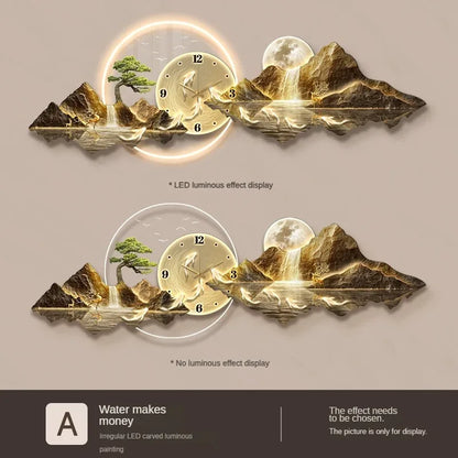 Nordic Silent Ambient Wall Clock