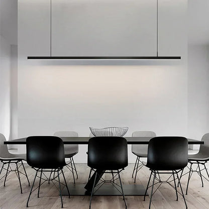 Nordic Minimalist Linear Pendant Light