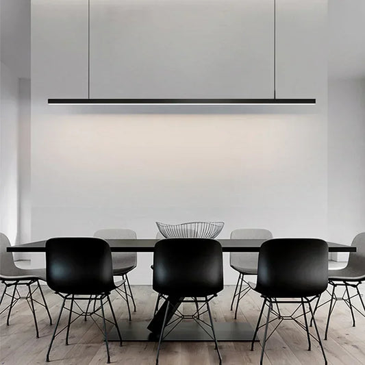 Nordic Minimalist Linear Pendant Light