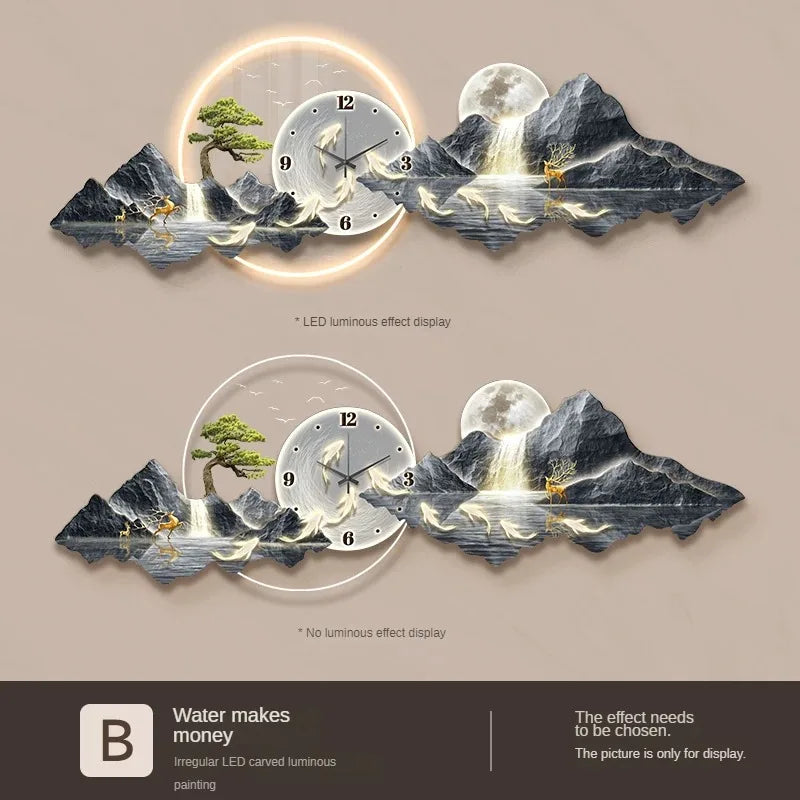 Nordic Silent Ambient Wall Clock