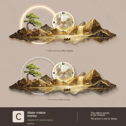 Nordic Silent Ambient Wall Clock