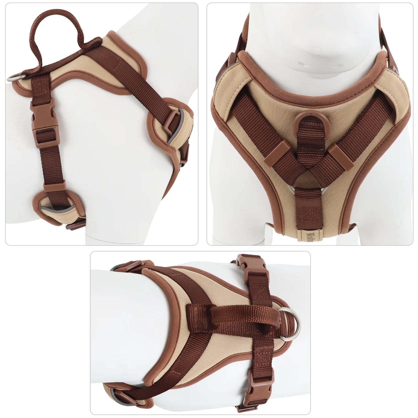 Signature Chocolate Personalized No-Pull Harness