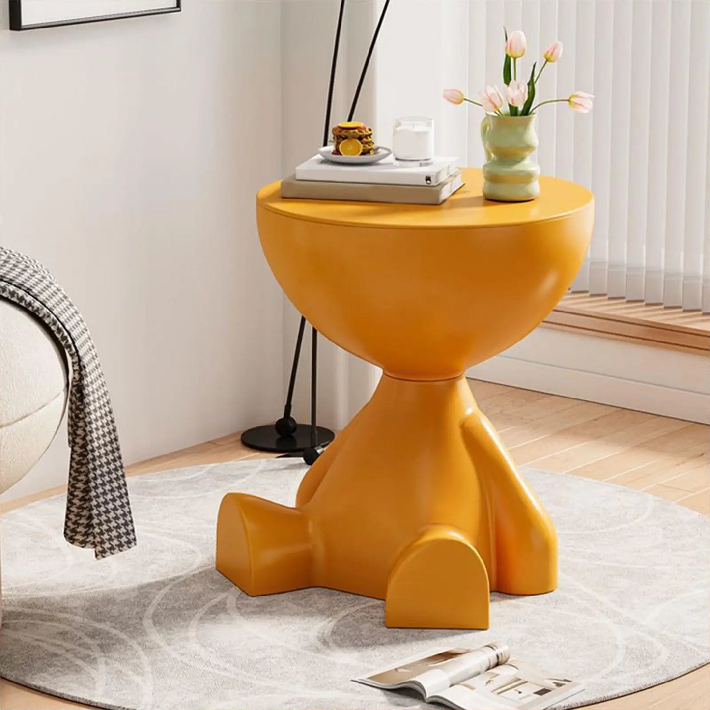 Sculptural Bear Hidden Storage Table