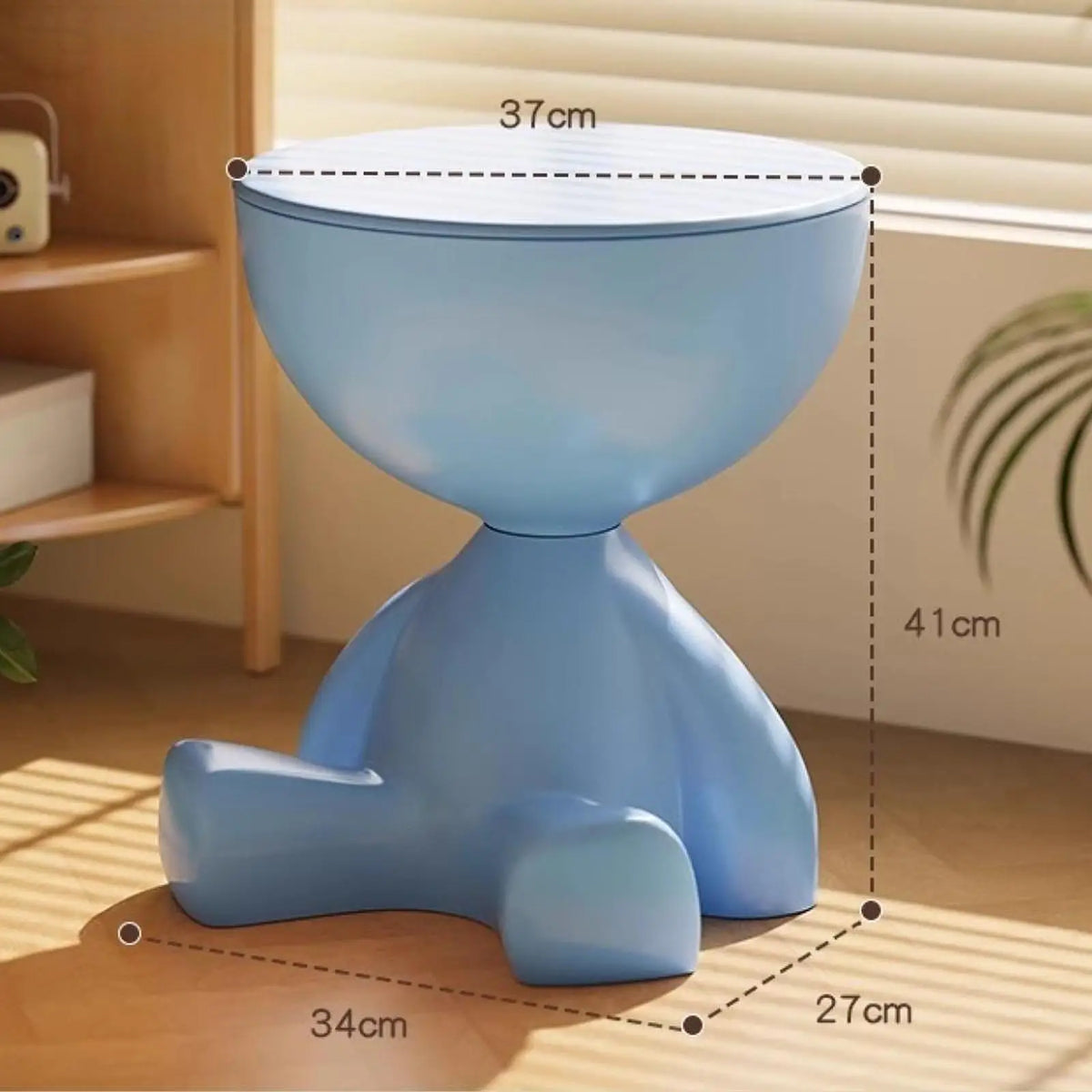 Sculptural Bear Hidden Storage Table