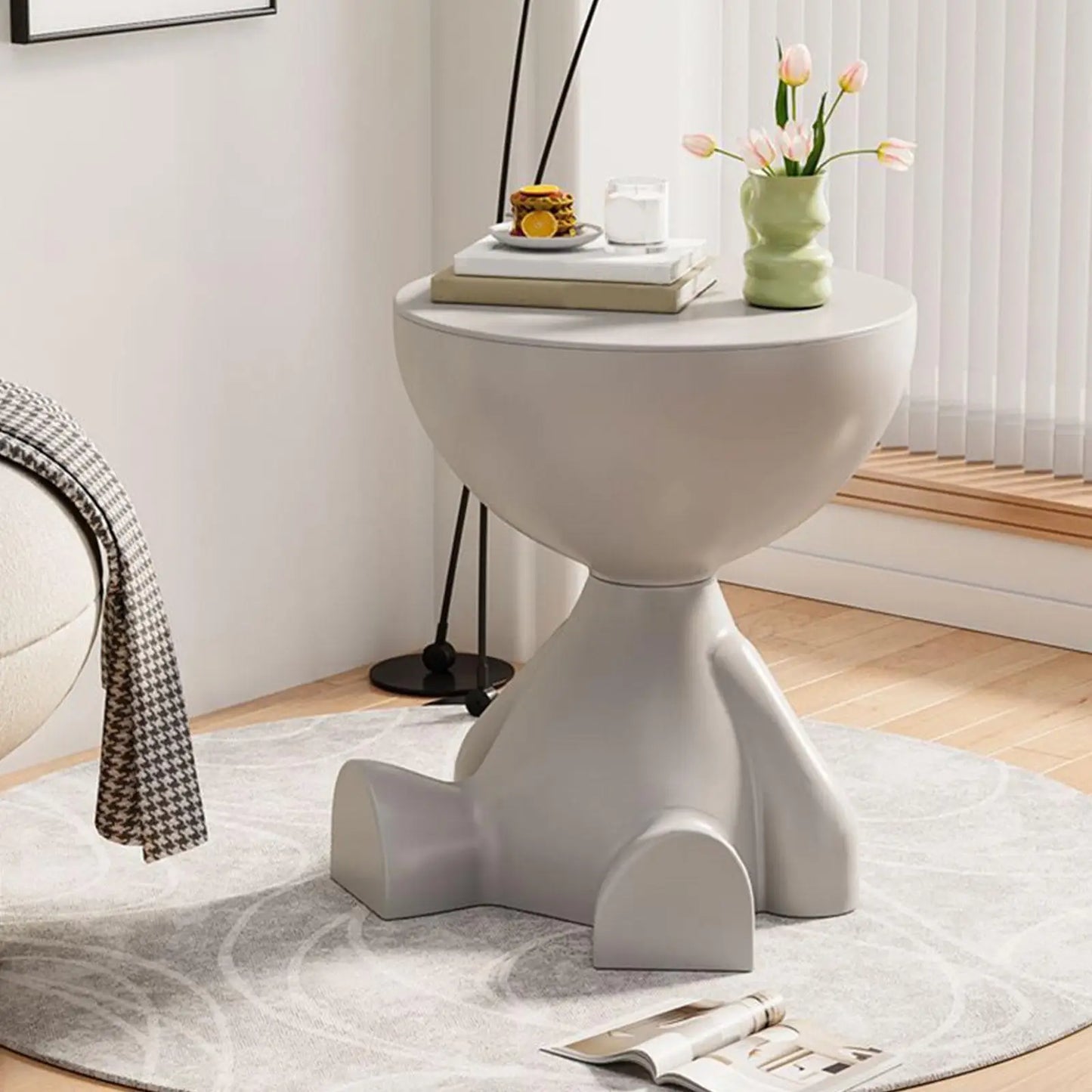 Sculptural Bear Hidden Storage Table