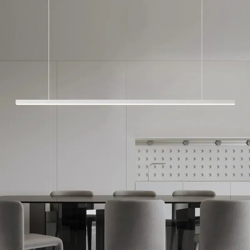 Nordic Minimalist Linear Pendant Light