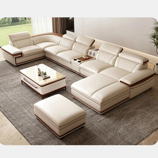 Bespoke Italian Leather Smart Lounge