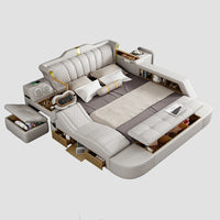 Integrated Leather Smart Sanctuary Bed