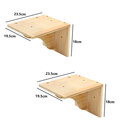 Soft Cushioned Wall Mounted Cat Shelves Indoor Cat Climbing Furniture Perch & Bed for Kittens/Adult Cats Sleeping & Playing